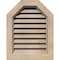 Ekena Millwork Octagonal Top Gable Vent Functional, Pine Gable Vent w/ Brick Mould Face Frame, 16"W x 20"H GVWOT16X2000SFUPI - alternate 1